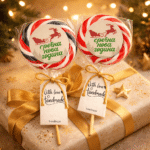 Praznična lizalica sa porukom Srećna Nova godina