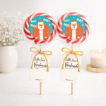 Božićna lizalica sa Deda Mrazom