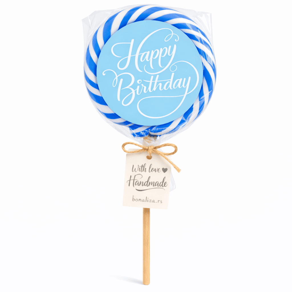 Lizalica za rođendanske proslave Happy Birthday lizalica za rođendanske proslave