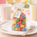 Šarene žele bombone srce za slatku dekoraciju