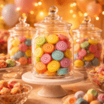 Žele bombone rolat kao dekoracija za događaje