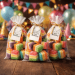 Žele bombone trobojne kockice za slatke dekoracije