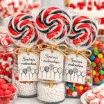 Cola lizalica u crveno crnoj i beloj boji