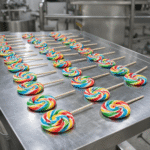 Šarena rainbow spiralna lizalica