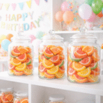 Žele bombone kriška kao dekoracija za događaje