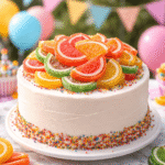 Šarene žele bombone kriška za slatke stolove