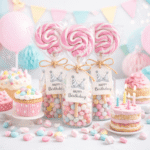 Roze lizalica za rođendan za devojčice