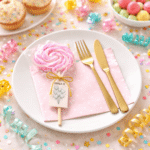 Roze lizalica za dečiji rođendan devojčica