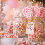 Roze lizalica za dečiji rođendan devojčica