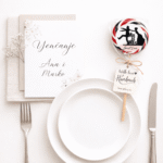 Lizalica za svadbene stolove kao dekoracija