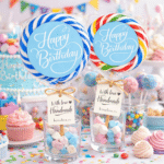 Lizalica sa Happy Birthday porukom za odrasle