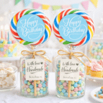 Lizalica sa rođendanskom porukom za goste