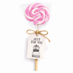 Roze lizalica za tematski rođendan devojčica