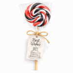 Cola swirl lizalica crveno crno bela