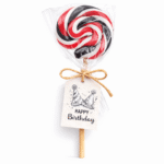 Cola swirl lizalica crveno crno bela