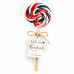 Cola lizalice crveno crno bele