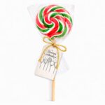 Novogodišnja swirl lizalica za paketiće