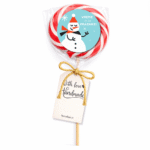 Novogodišnje lizalice sa zimskim motivom Sneška Belića unose toplinu u hladne dane.