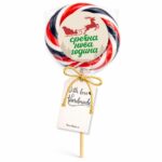 Novogodišnja lizalica sa natpisom Srećna Nova godina za poklon