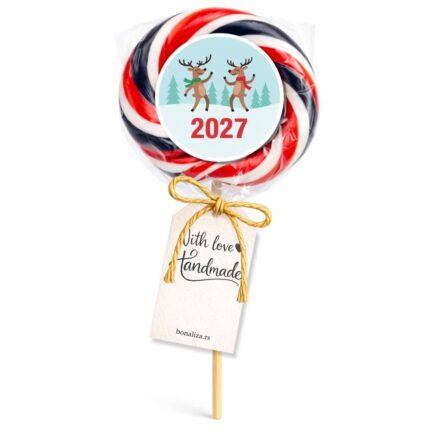 Praznična lizalica sa motivom irvasa