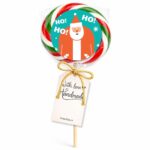 Novogodišnja lizalica sa nalepnicom Deda Mraza