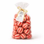 Dekorativne svilene bombone jagoda okrugle