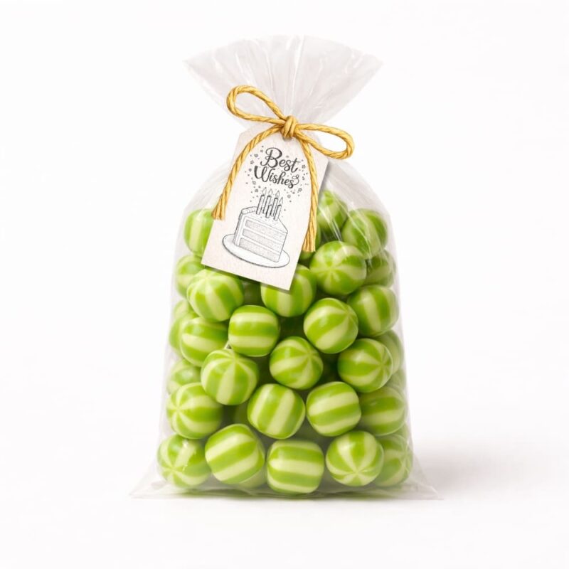 Svilene bombone jabuka za slatku dekoraciju