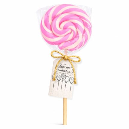 Dekorativna roze lizalica za rođendan