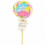 Lizalica sa rođendanskom nalepnicom