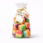 Žele bombone trobojne kockice za slatku dekoraciju