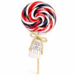 Cola swirl lizalica crveno crno bela