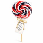 Cola lizalica u crveno crnoj i beloj boji