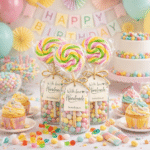 Rainbow lizalica za devojčice za slatki sto