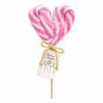 Roze srce lizalica za poklon