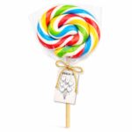 Višebojna rainbow lizalica za rođendansku dekoraciju